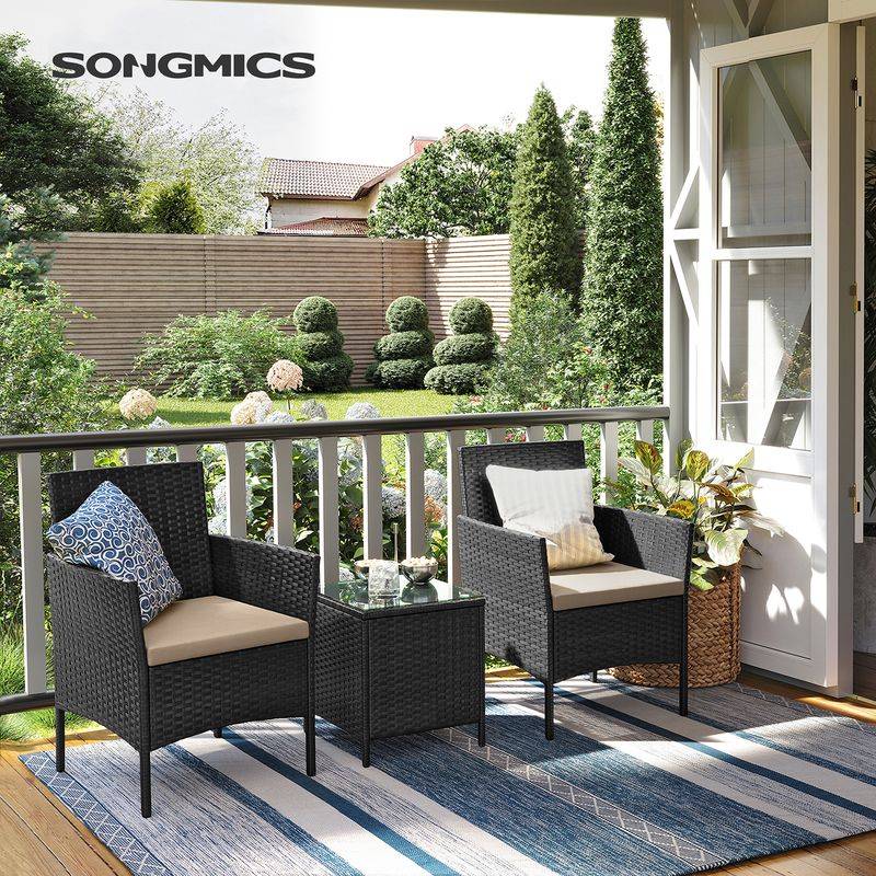 Songmics SONGMICS Gartenmöbel-Set aus PE-Polyrattan Bestseller