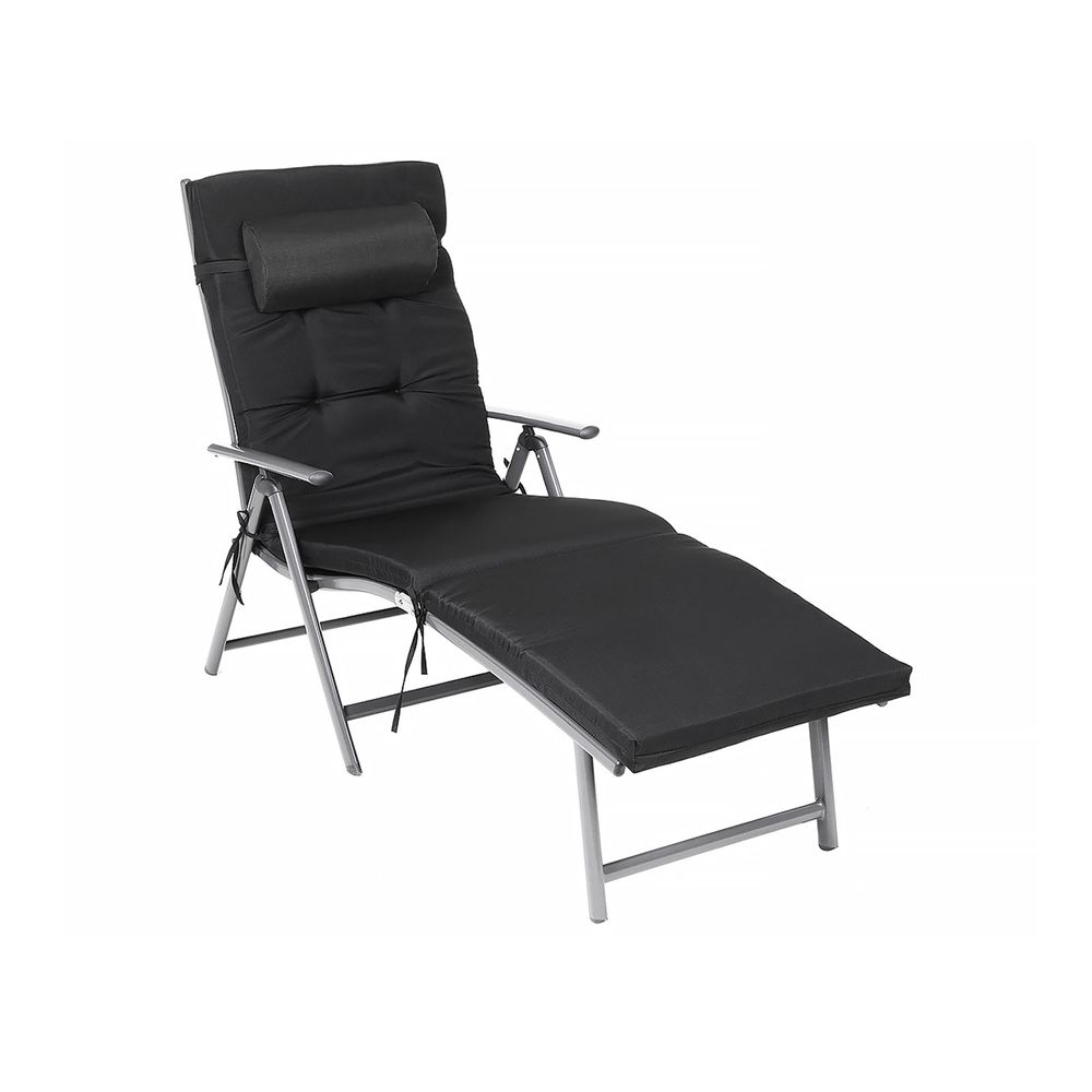 Songmics SONGMICS Sonnenliege mit 6 cm dicker Matratze