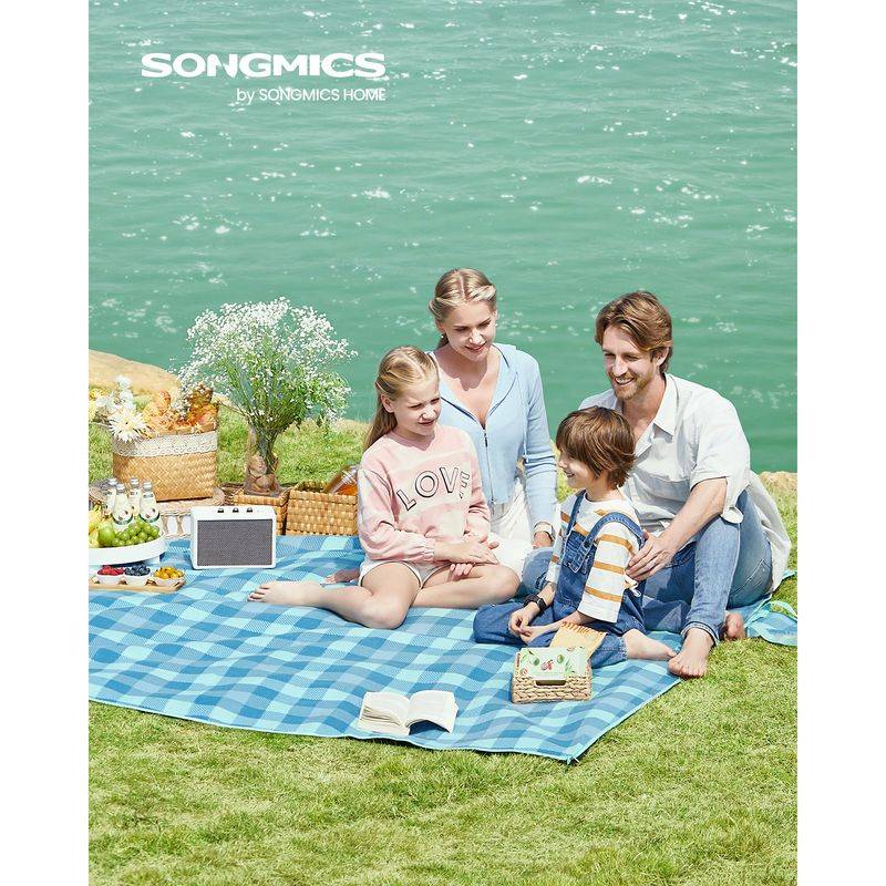 Songmics SONGMICS Picknickdecke mit 4 Erdankern wasserdicht faltbar Nur für heute