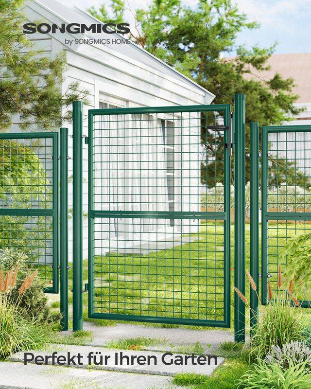 Songmics SONGMICS Gartentor aus verzinktem Stahl 50% Rabatt mit kostenlosem Versand