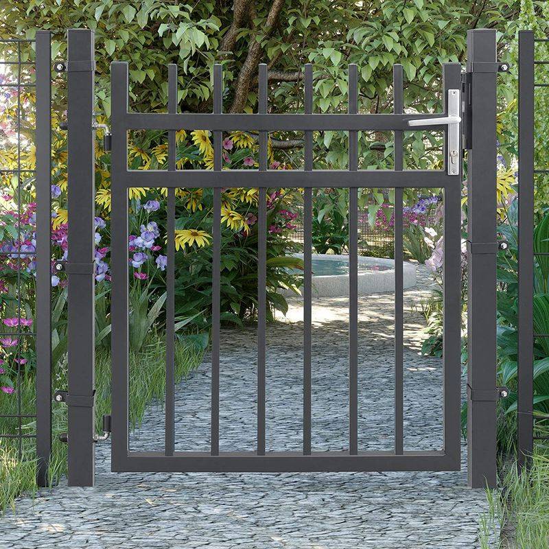 Songmics SONGMICS Gartentor klein aus Metall