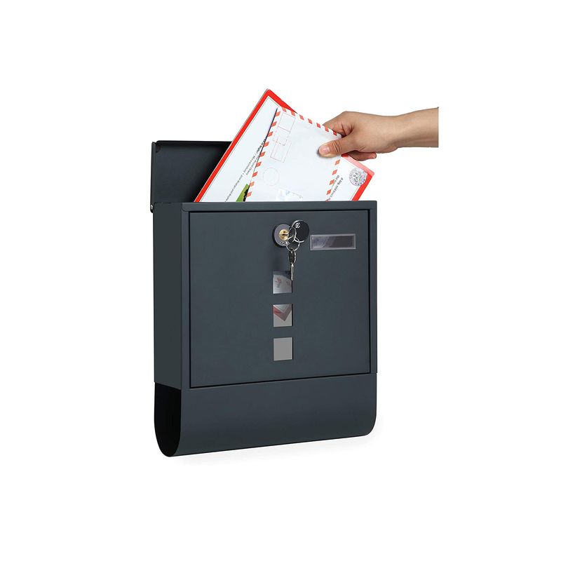 Songmics SONGMICS Briefkasten Wandmontage Begrenzt auf 3 Tage