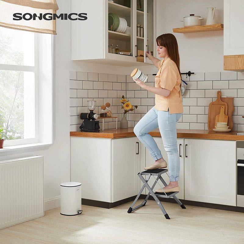 Songmics SONGMICS Trittleiter mit 2 Stufen Rabatte dieses Monats