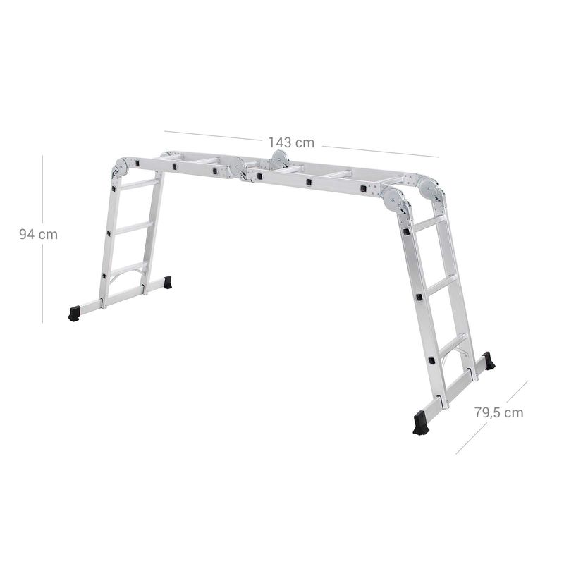 Songmics SONGMICS Multifunktionsleiter 350 cm Auslauf
