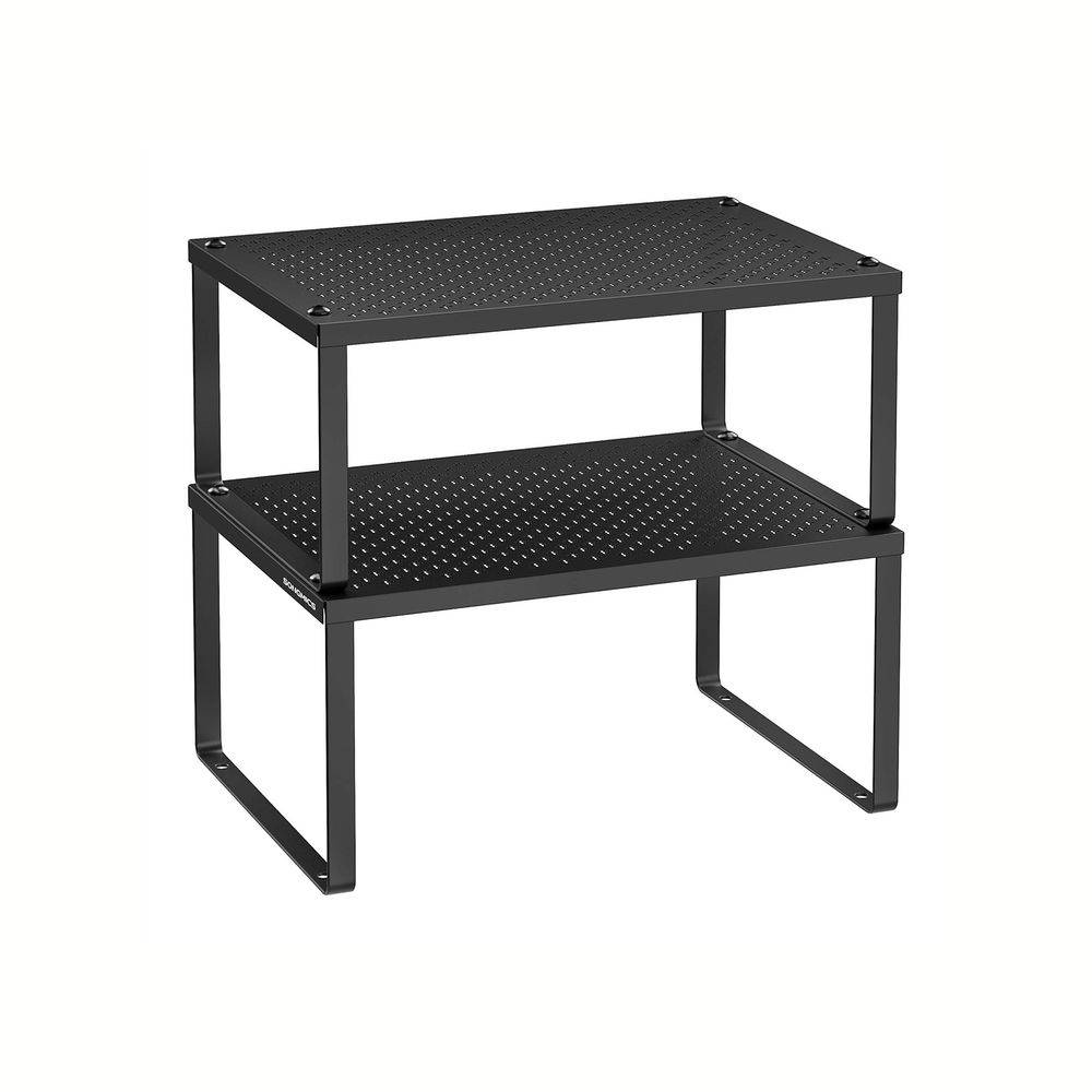 Songmics SONGMICS Gewürzregal 2er Set aus Metall tintenschwarz Fabrik Onlineshop