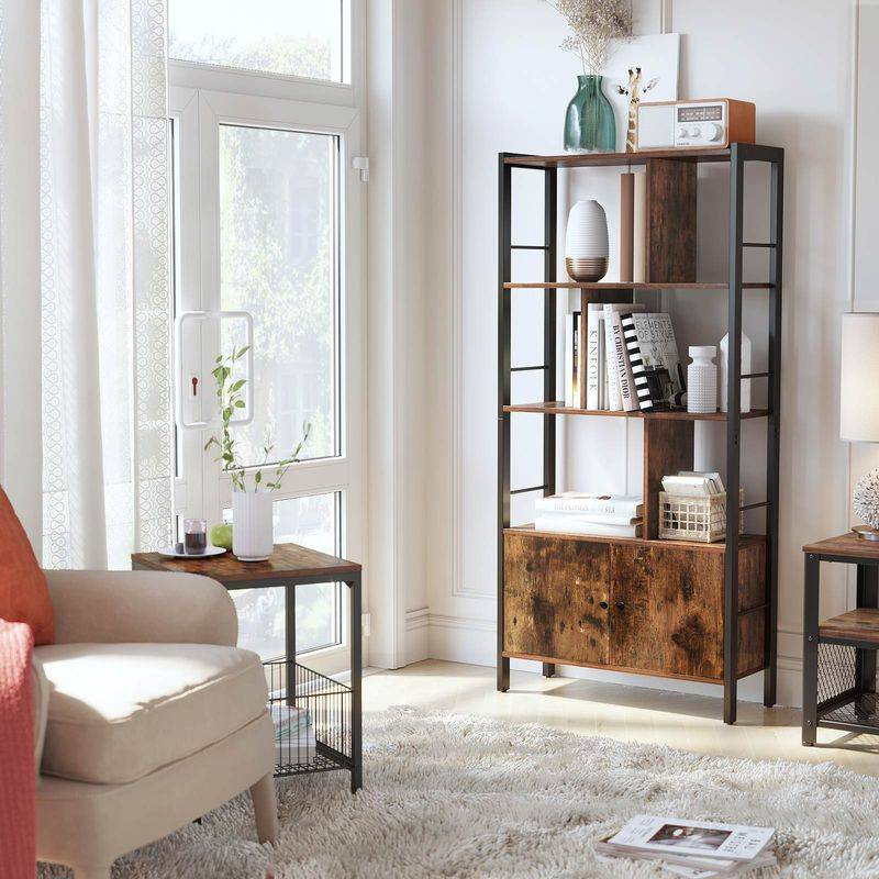 Songmics VASAGLE Bücherregal mit 4 Regalebenen Online Shopping