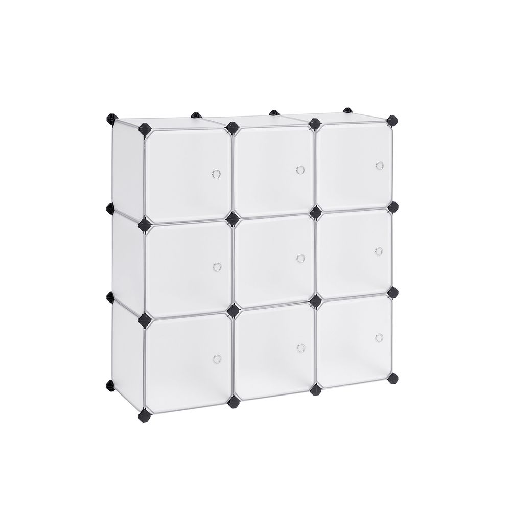 Songmics SONGMICS DIY-Regalsystem aus 9 Würfeln