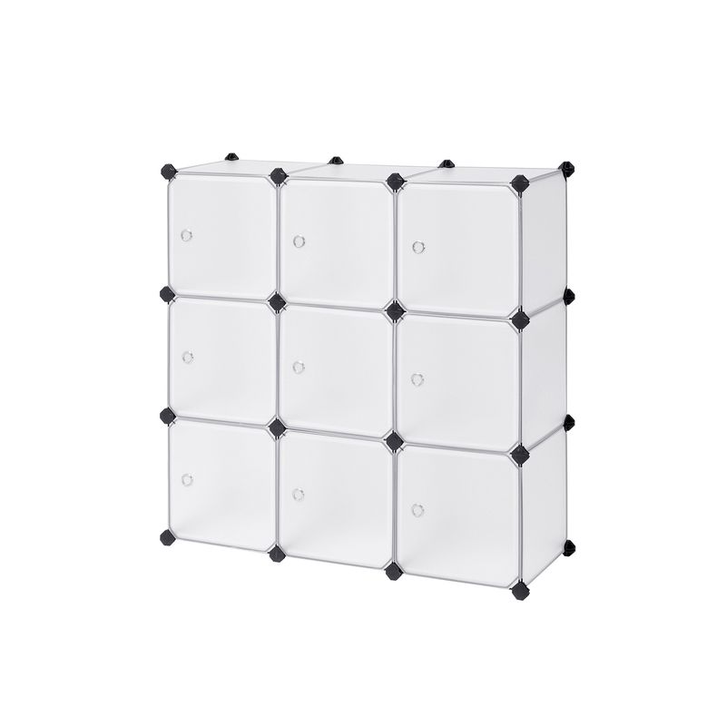 Songmics SONGMICS DIY-Regalsystem aus 9 Würfeln Große Rabatte
