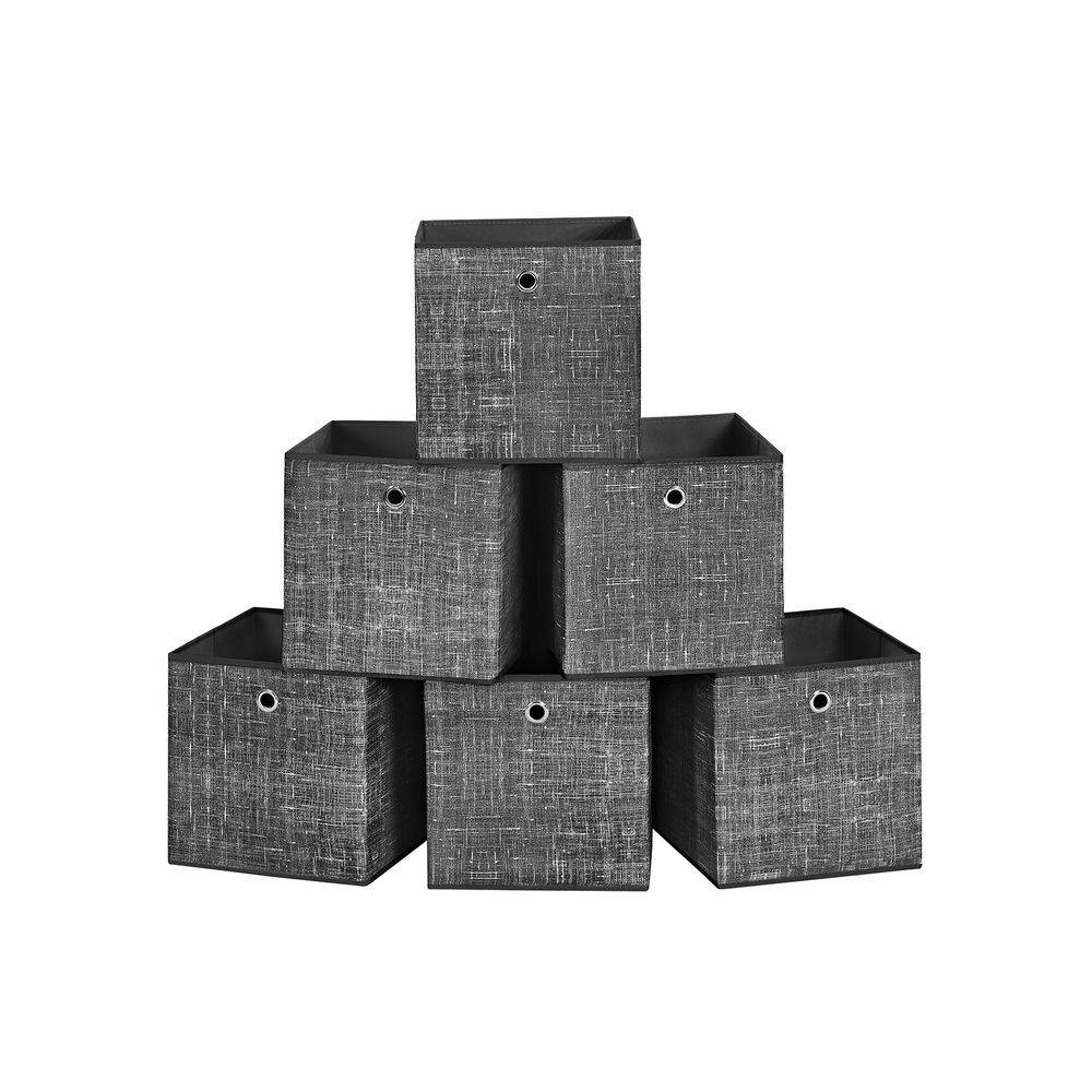 Songmics SONGMICS Aufbewahrungsbox 6er Set aus Vliesstoff mit Griff