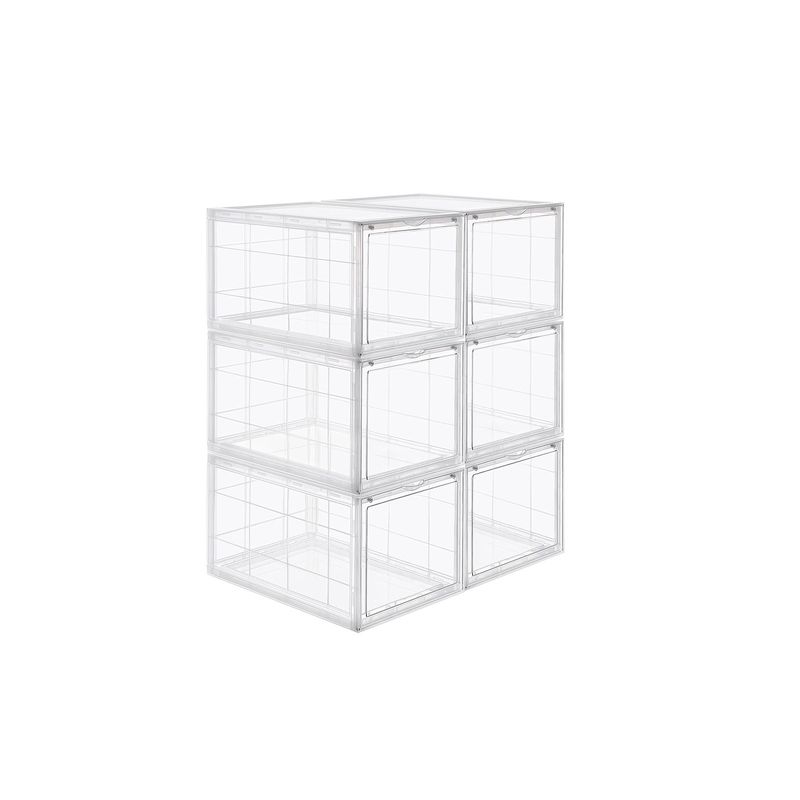 Songmics SONGMICS Kunststoffbox mit durchsichtiger Tür Kostenlose Rückgabe