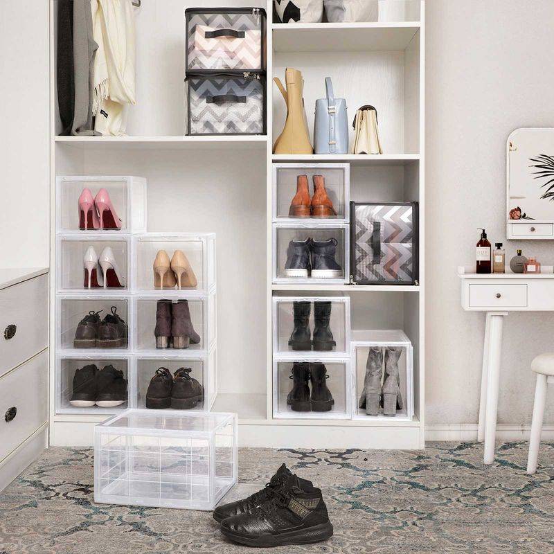 Songmics SONGMICS Kunststoffbox mit durchsichtiger Tür Kostenlose Rückgabe