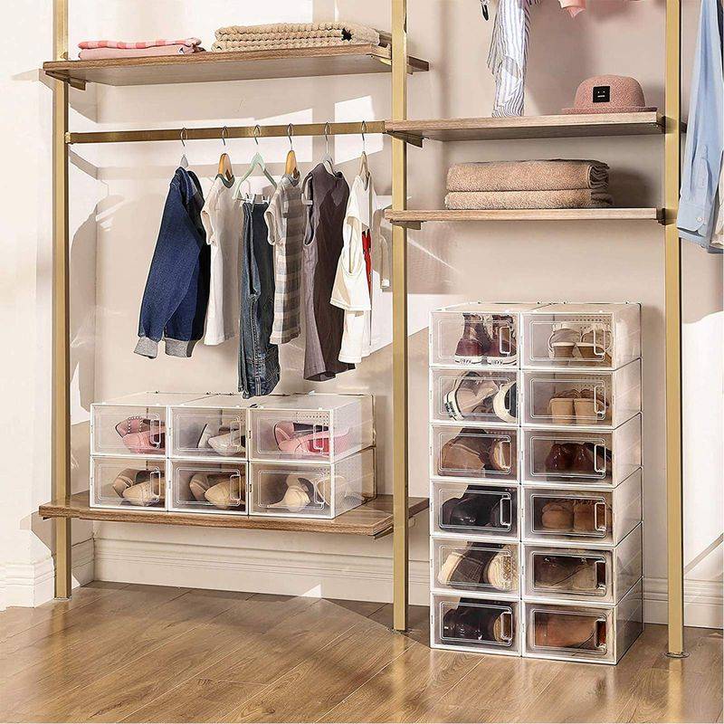 Songmics SONGMICS 8er-Set Aufbewahrungsboxen für Schuhe Letzte 3 Tage