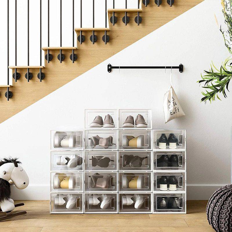 Songmics SONGMICS 8er-Set Aufbewahrungsboxen für Schuhe Letzte 3 Tage
