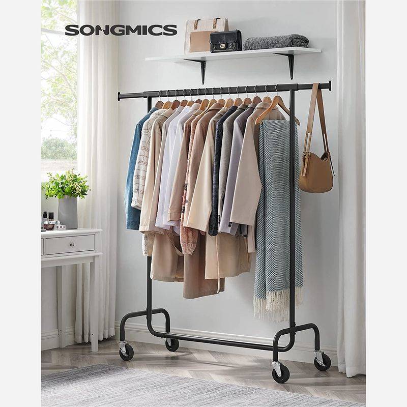 Songmics SONGMICS Ausziehbarer Kleiderständer auf Rollen Neueste Stile