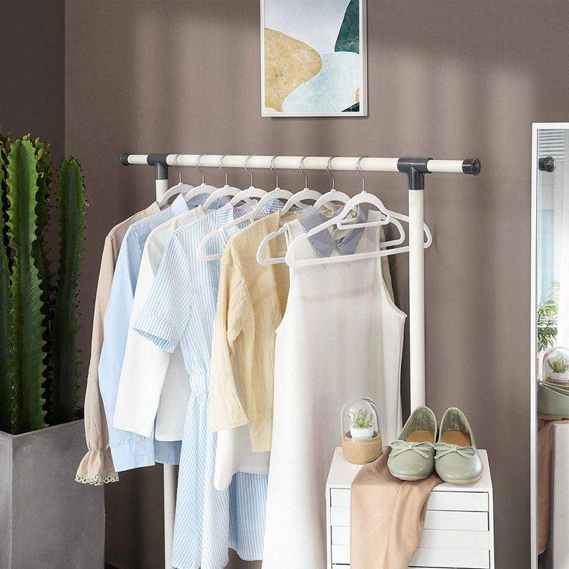 Songmics SONGMICS Rutschfeste Kleiderbügel mit Stange für Krawatten Letzte 2 Tage