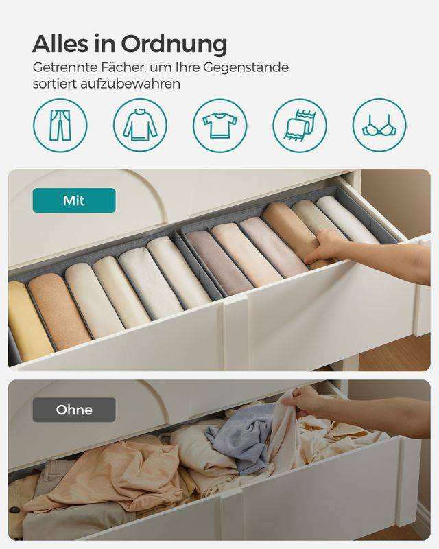 Songmics SONGMICS Kleiderschrank-Organizer faltbar für Hosen Zeitbegrenzte Promotion
