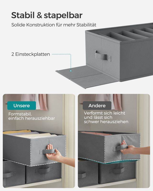 Songmics SONGMICS Kleiderschrank-Organizer faltbar für Hosen Zeitbegrenzte Promotion