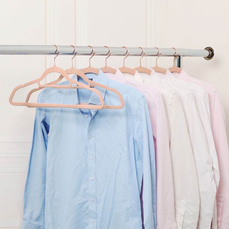 Songmics SONGMICS Samtkleiderbügel mit drehbarem Haken in Roségold Clearance-Verkauf