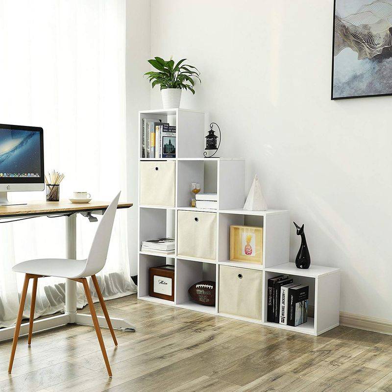 Songmics VASAGLE Treppenregal mit 10 Würfeln im Angebot