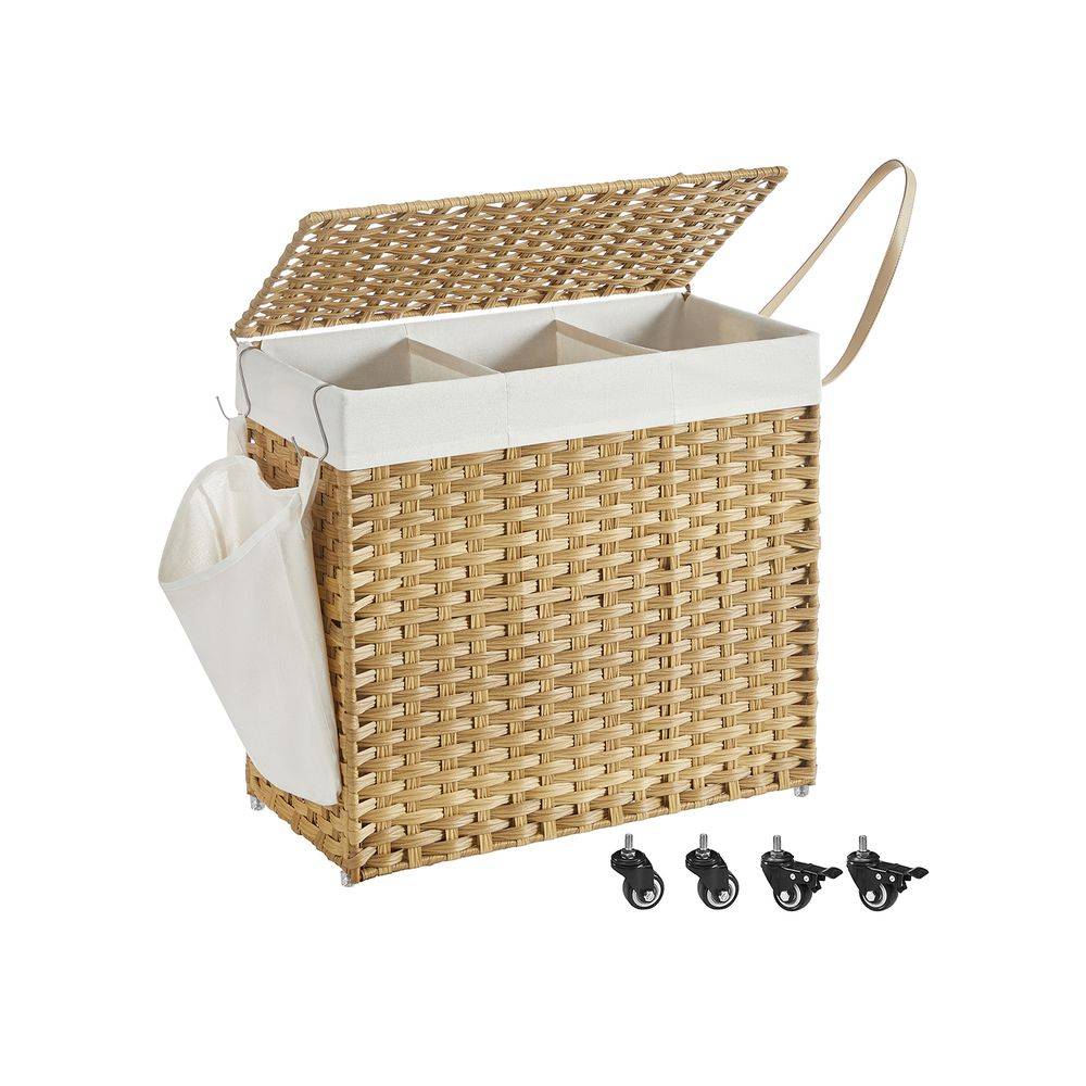 Songmics SONGMICS 140 L handgeflochtener Wäschekorb aus Polyrattan Günstig kaufen