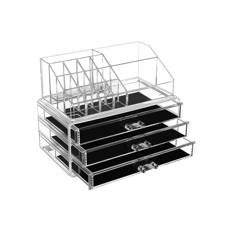 Songmics SONGMICS Kosmetik-Organizer mit 3 Schubladen Kostenlose Rückgabe