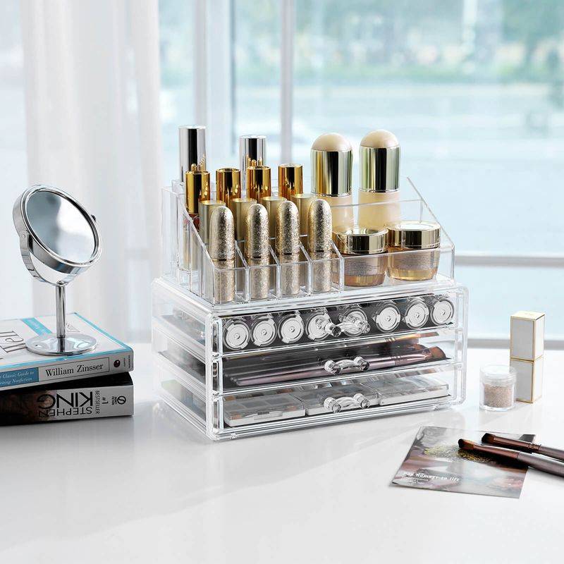Songmics SONGMICS Kosmetik-Organizer mit 3 Schubladen Kostenlose Rückgabe