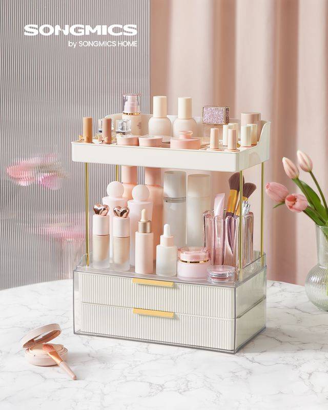 Songmics SONGMICS Make-up Organizer 4 Ebenen 20 x 32 x 39,1 cm, wolkenweiß JETZT KAUFEN