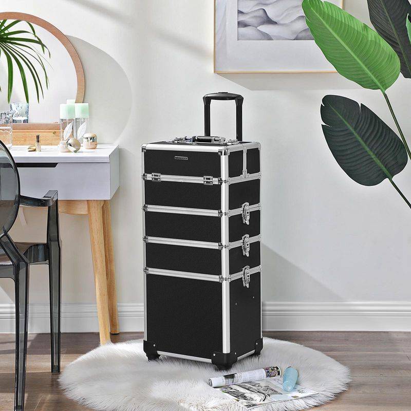 Songmics SONGMICS Kosmetiktrolley XXL Schwarz Riesige Rabatte