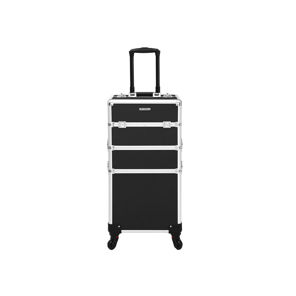Songmics SONGMICS 3-in-1 Schminkkoffer mit Universal-Rollen Begrenzt auf 3 Tage