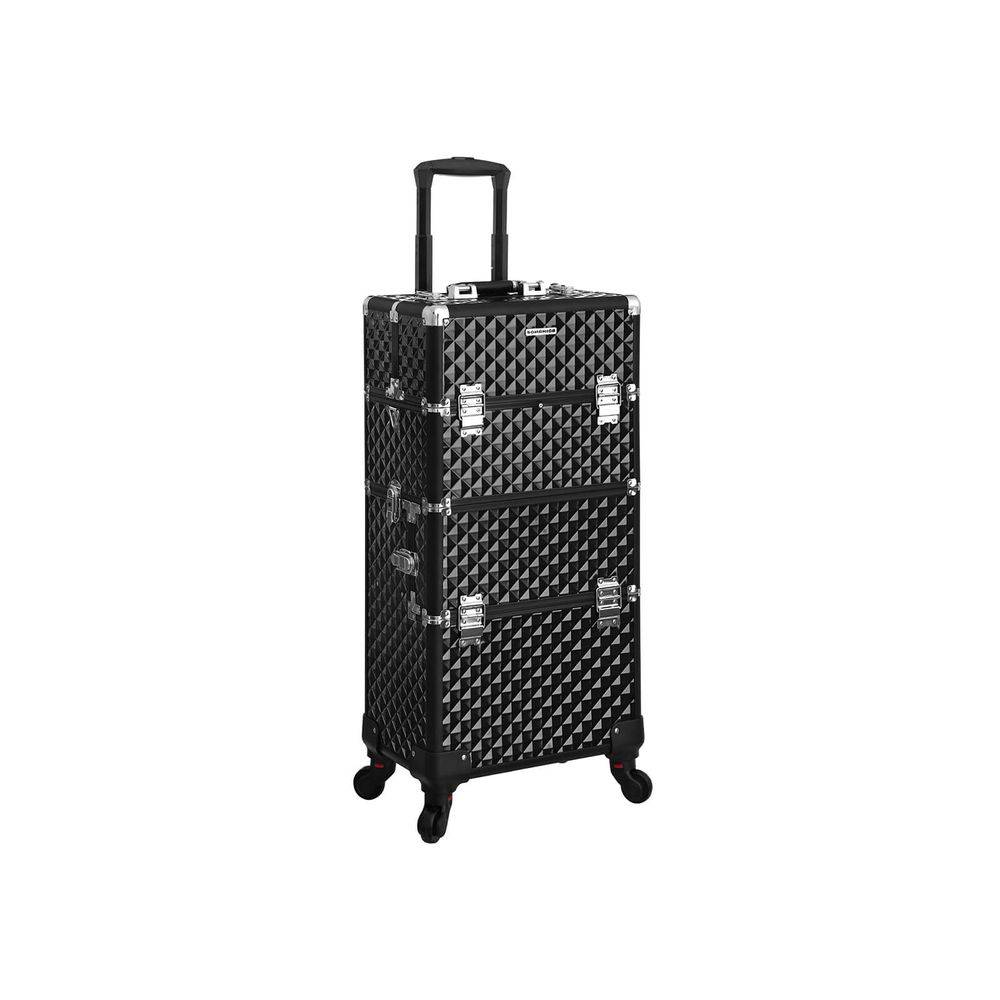 Songmics SONGMICS 3-in-1 Make-up-Trolley Schwarz