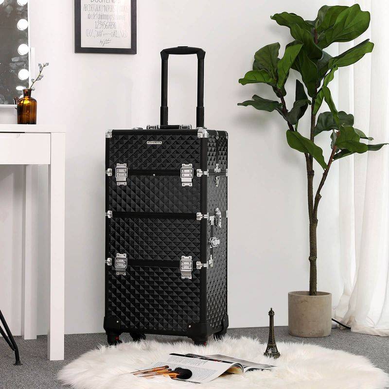 Songmics SONGMICS 3-in-1 Make-up-Trolley Schwarz Speichern exportieren