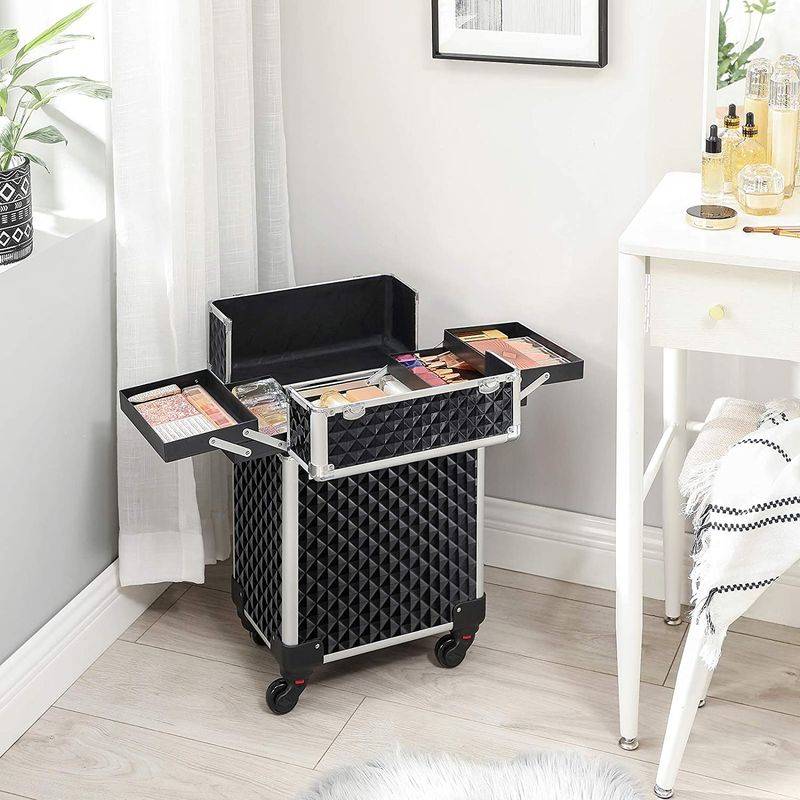Songmics SONGMICS Schminkkoffer mit 4 ausziehbaren Fächern Black Friday Preise
