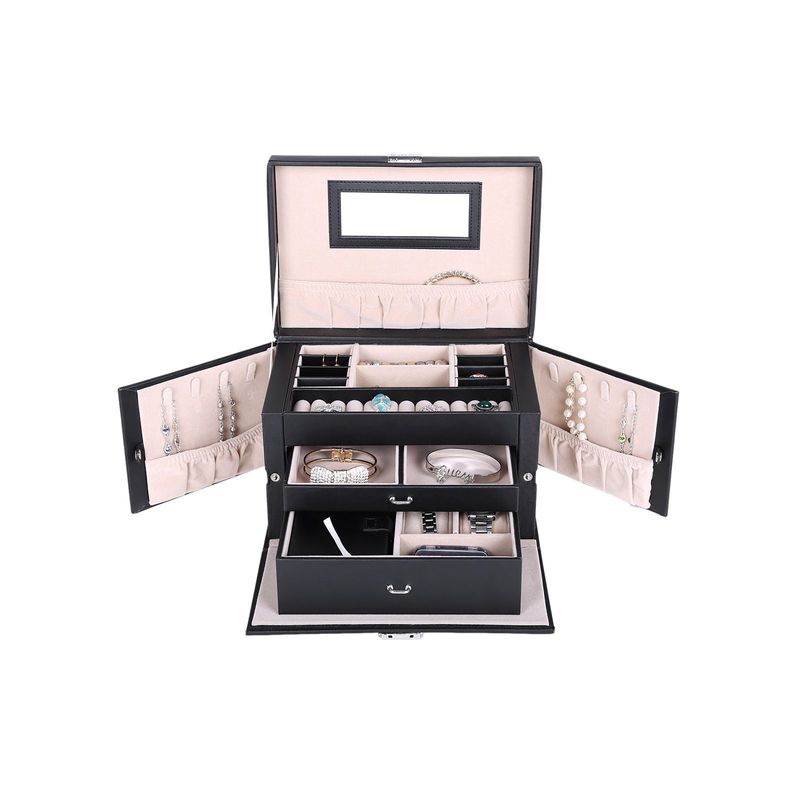 Songmics SONGMICS Schmuckschatulle mit 2 Schubladen Online