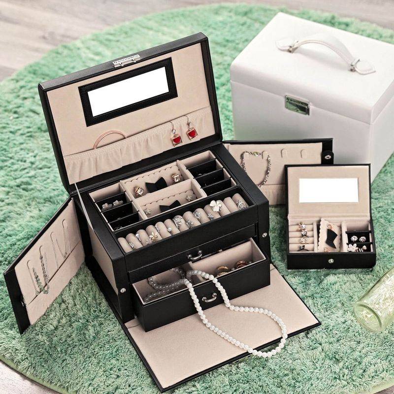 Songmics SONGMICS Schmuckschatulle mit 2 Schubladen Online