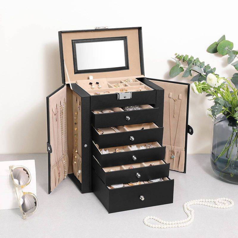 Songmics SONGMICS Große Schmuckschatulle mit 6 Ebenen Outlet