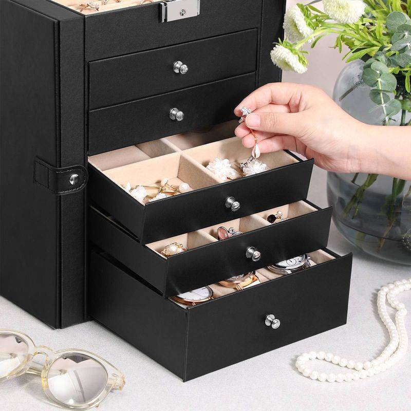 Songmics SONGMICS Große Schmuckschatulle mit 6 Ebenen Outlet