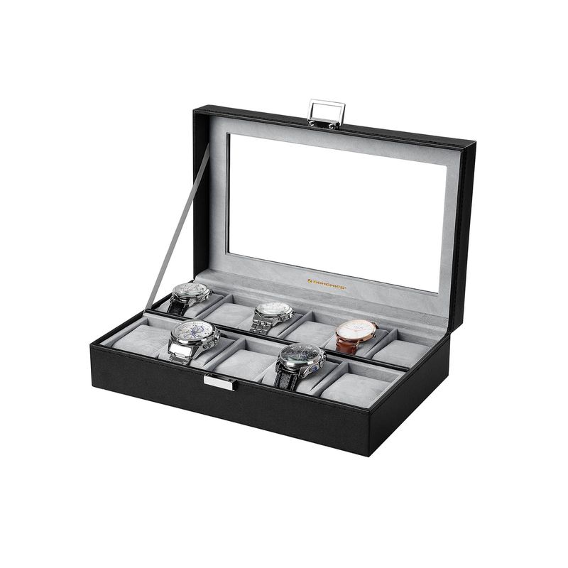 Songmics SONGMICS Elegante Uhrenbox für 11 Uhren Rabatt