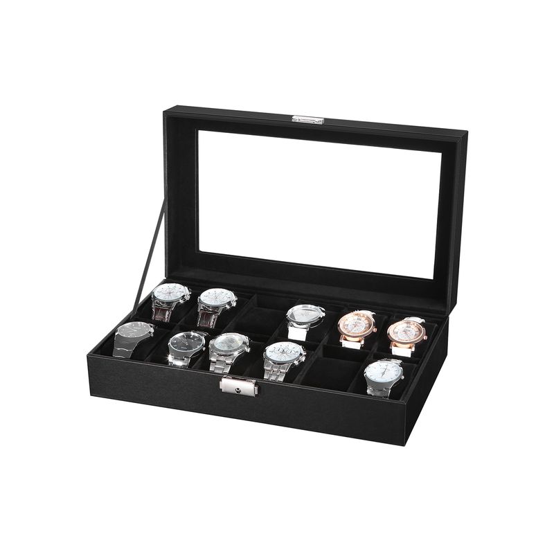 Songmics SONGMICS Uhrenbox mit 12 Fächern Günstig kaufen