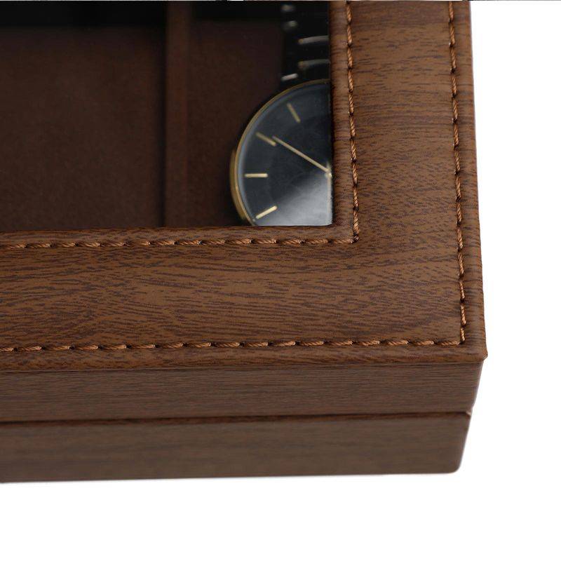Songmics SONGMICS Uhrenbox mit Glasdeckel und Metallverschluss Online Shopping