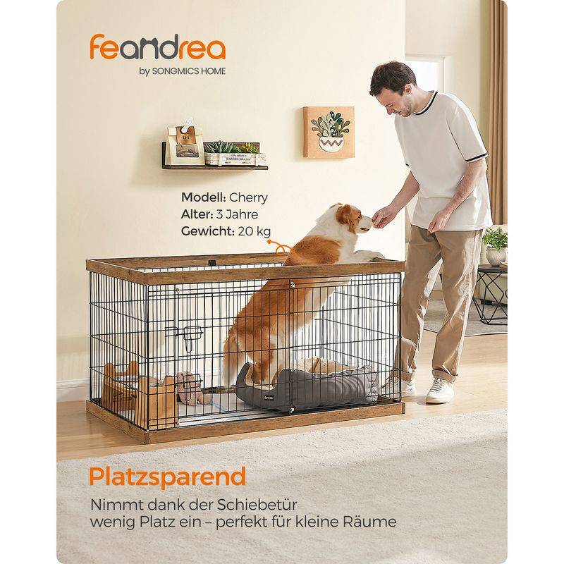 Songmics Feandrea Freilaufgehege mit Stahl-Gitter Letzter Tag