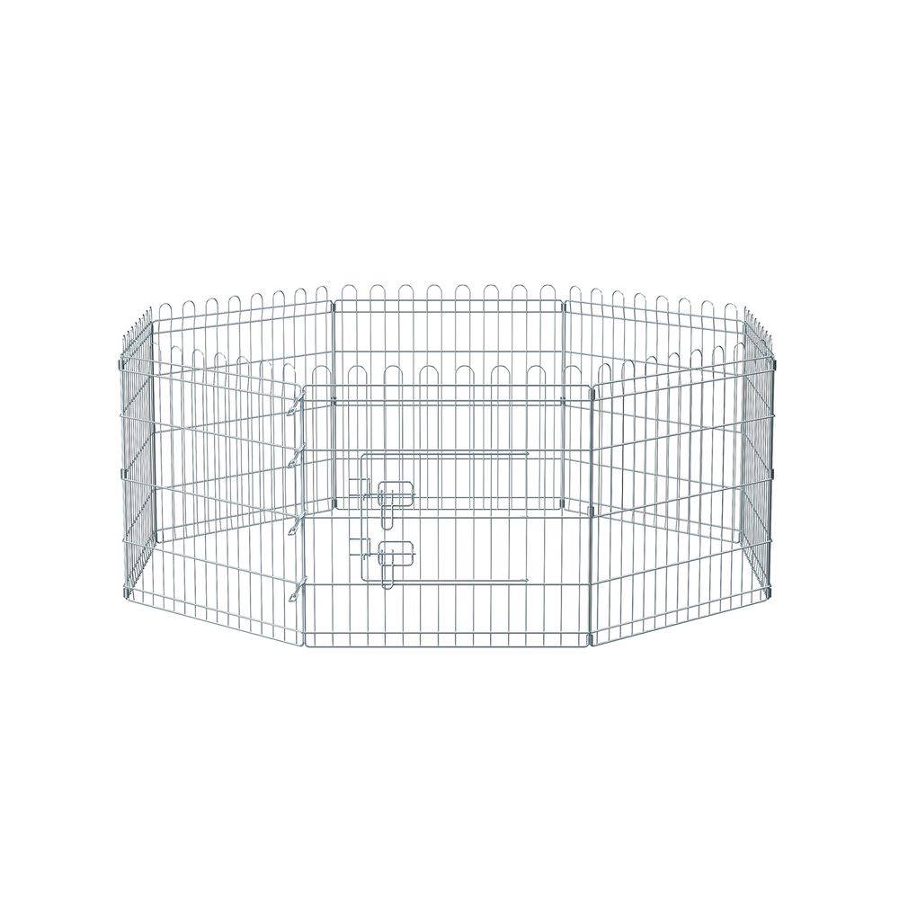 Songmics Feandrea Welpenauslauf aus Metall