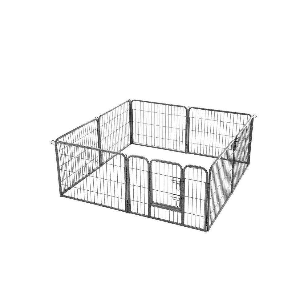 Songmics Feandrea Tierlaufstall mit Absperrgitter, 8-eckig Discount Store für neue Produkte
