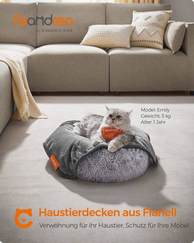 Songmics Feandrea Hundedecke 3er Set XS waschbar schiefergrau Outlet