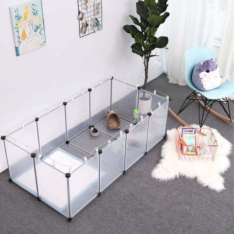 Songmics SONGMICS Freigehege aus Kunststoff mit Bodenplatten Fabrik Onlineshop