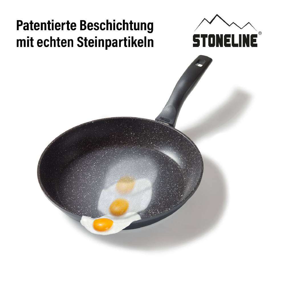﻿Stoneline Bratpfanne 28 cm ohne Deckel - Schwarz Nur für heute