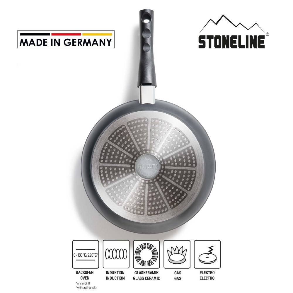 Stoneline Bratpfanne 28 cm mit abnehmbarem Griff ohne Deckel Sonderangebot der Fabrik