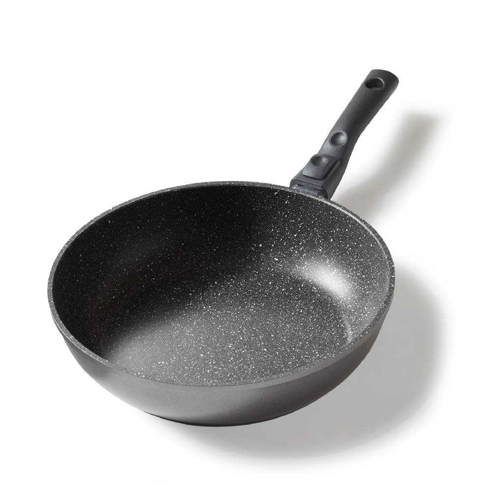 Stoneline Schmorpfanne 28 cm mit abnehmbarem Griff ohne Deckel