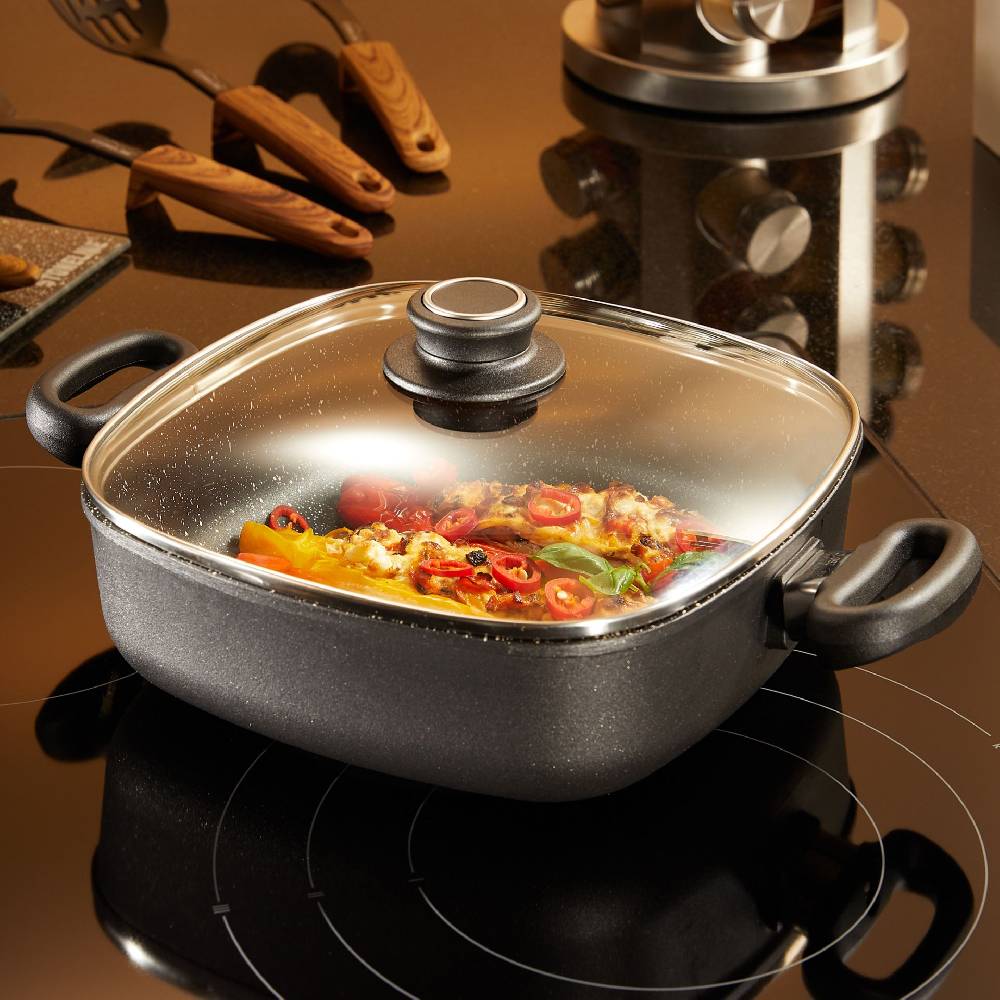 Stoneline Servierpfanne Eckig 24 cm mit Deckel Verkauf