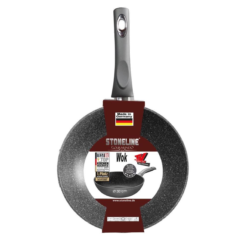 Stoneline Wok 30 cm Grau Angebote