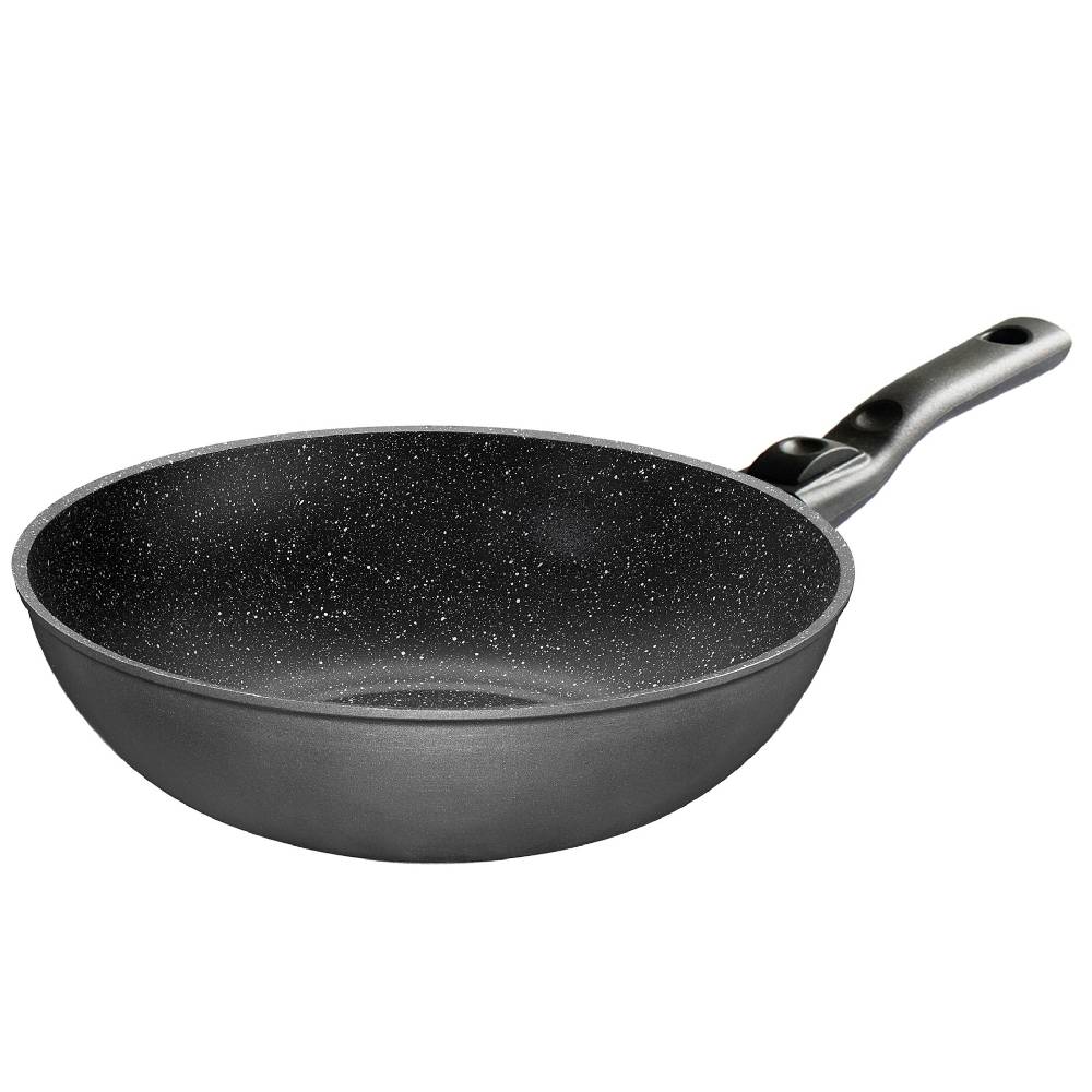 Stoneline Wokpfanne 30 cm mit abnehmbarem Griff ohne Deckel